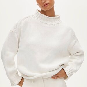 NWT J. Crew Rollneck 2025 in Ivory Size Small